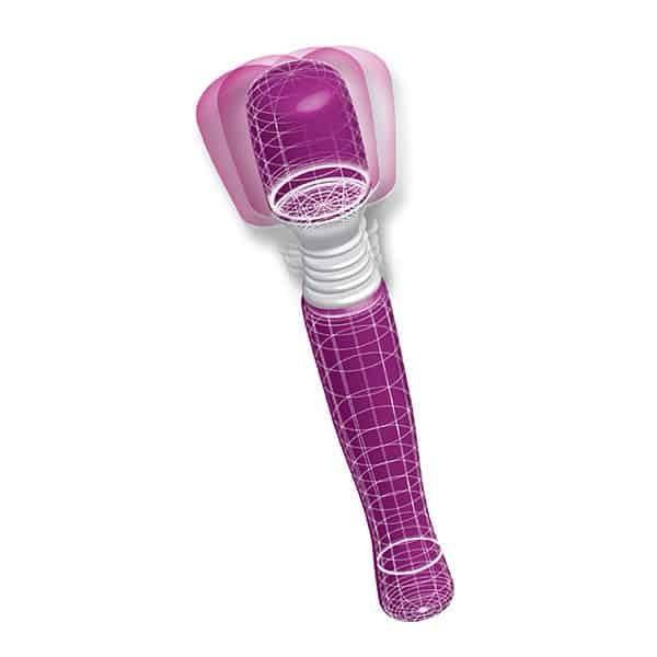 Vibrador Mini Poderoso Cabeza FlexibleWanachi