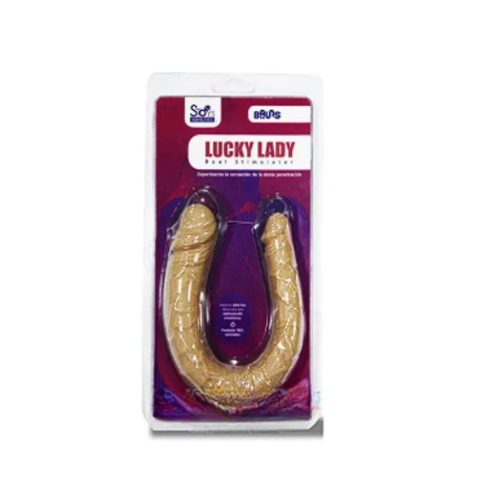 Dildo Doble Penetración Lucky Lady Estimulador Dual