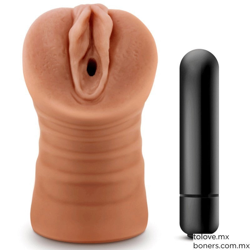 Masturbador Realista Con Bala Vibradora Julieta